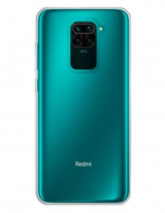Funda Gel Silicona Liso Transparente para Xiaomi Redmi Note 9