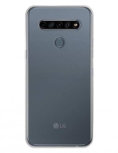 Funda Gel Silicona Liso Transparente para Lg K61