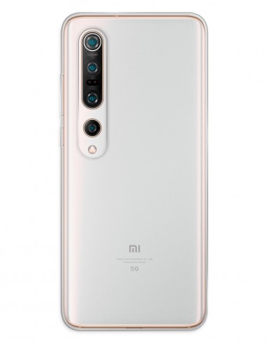 Funda Gel Silicona Liso Transparente para Xiaomi Mi 10