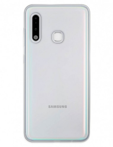 Funda Gel Silicona Liso Transparente para Samsung Galaxy A70E