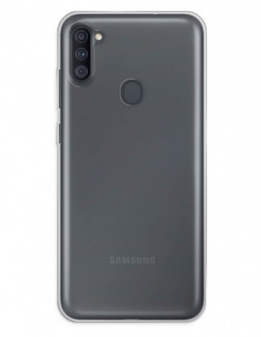 Funda Gel Silicona Liso Transparente para Samsung Galaxy A11