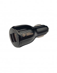 Cargador Coche 2 Puertos USB 2.0 Negro 2