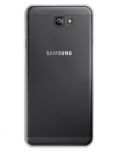 Funda Gel Silicona Liso Transparente para Samsung Galaxy J7 Prime 2