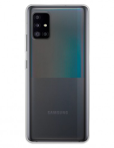 Funda Gel Silicona Liso Transparente para Samsung Galaxy A51 5G