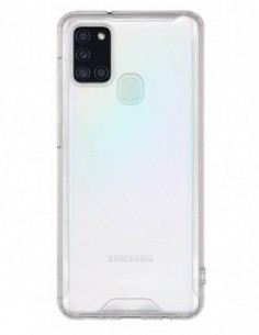 Funda Antigolpes Tipo Apple Transparente para Samsung Galaxy A21S