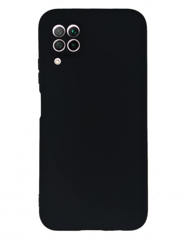 Funda Silicona Suave Negra tipo Apple para Huawei Nova 6 SE