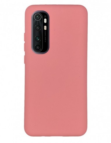 Funda Silicona Suave Rosa Claro tipo Apple para Xiaomi Mi Note 10 Lite