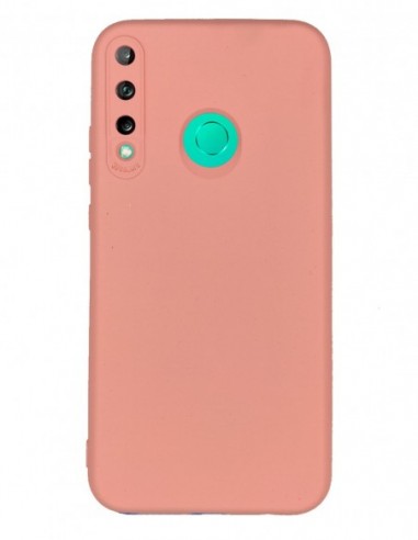 Funda Silicona Suave Rosa Claro tipo Apple para Huawei P40 Lite E