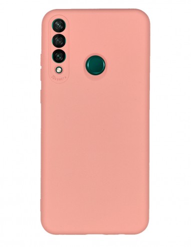 Funda Silicona Suave Rosa Palo tipo Apple para Huawei Y6P