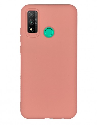 Funda Silicona Suave Rosa Palo tipo Apple para Huawei P Smart (2020)