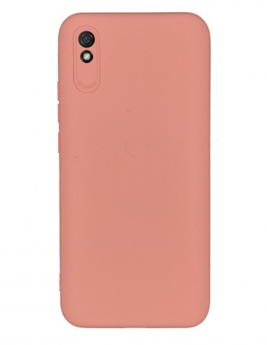 Funda Silicona Suave Rosa Claro tipo Apple para Xiaomi Redmi 9A