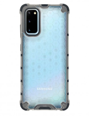 Funda Antigolpes Panal Transparente para Samsung Galaxy S20