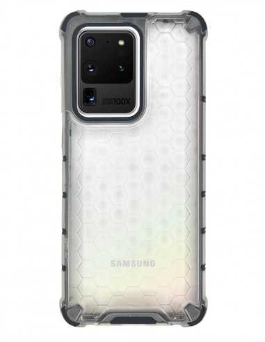 Funda Antigolpes Panal Transparente para Samsung Galaxy S20 Ultra