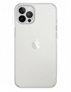 Funda Gel Silicona Liso Transparente para Apple iPhone 12 Pro
