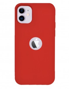 Funda Silicona Suave tipo Apple Roja para Apple iPhone 11