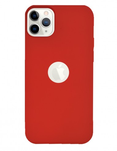 Funda Silicona Suave tipo Apple Roja para Apple iPhone 11 Pro Max