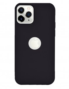 Funda Silicona Suave tipo Apple Negra para Apple iPhone 11 Pro Max