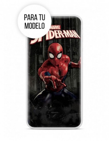 Funda Marvel Spiderman Silicona fondo negro para Apple iPhone 11 Pro