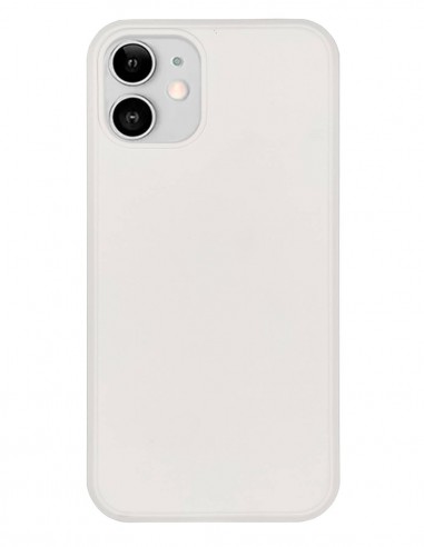 Funda Gel Premium Blanco para Apple iPhone 12 Mini