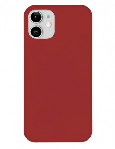 Funda Gel Premium Rojo para Apple iPhone 12 Mini