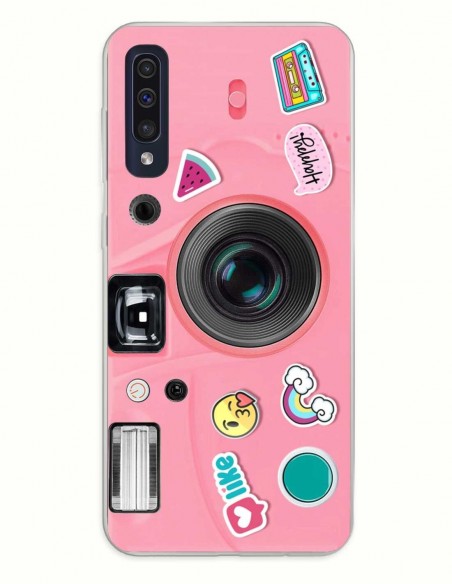 Cámara de Fotos Rosa - Patrones y Fondos para Samsung Galaxy A50