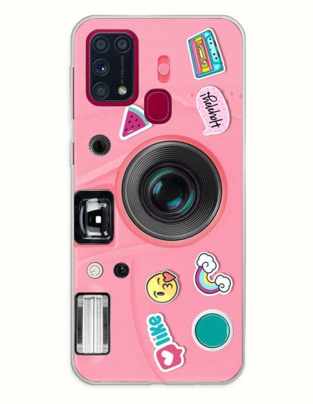 Cámara de Fotos Rosa - Patrones y Fondos para Samsung Galaxy M31