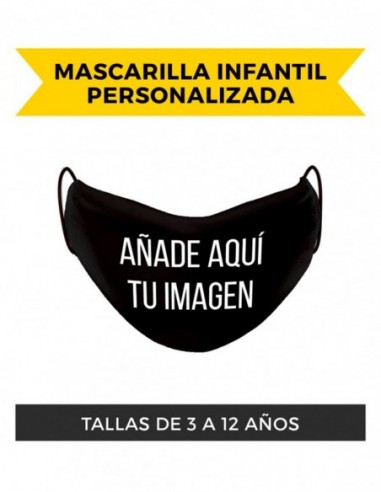 Mascarilla Infantil Personalizada