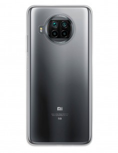 Funda Gel Silicona Liso Transparente para Xiaomi Mi 10T Lite