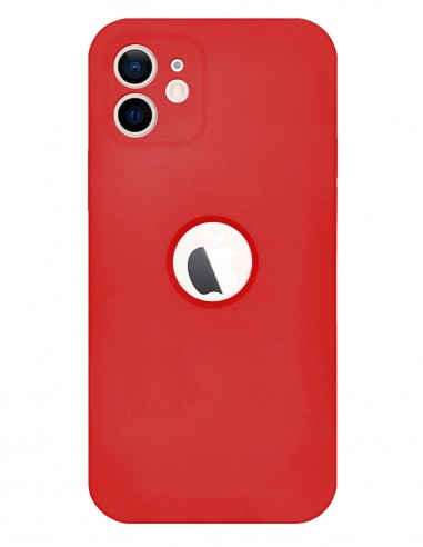 Funda Silicona Suave Generación 2 Rojo Oscuro para Apple iPhone 12