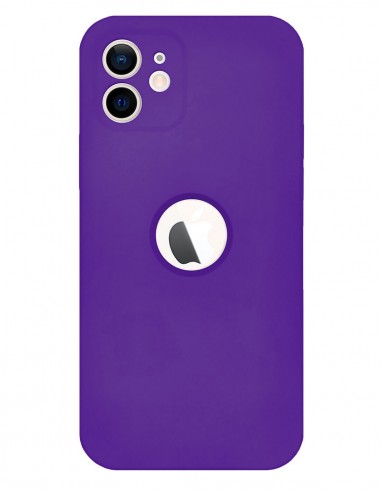 Funda Silicona Suave Generación 2 Morado para Apple iPhone 12