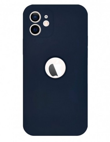 Funda Silicona Suave Generación 2 Azul Oscuro para Apple iPhone 12