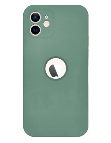 Funda Silicona Suave Generación 2 Verde Claro para Apple iPhone 12