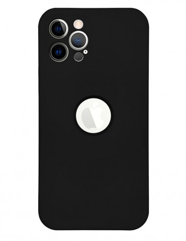 Funda Silicona Suave Generación 2 Negro para Apple iPhone 12 Pro