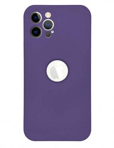 Funda Silicona Suave Generación 2 Morado para Apple iPhone 12 Pro