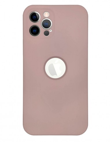 Funda Silicona Suave Generación 2 Rosa Palo para Apple iPhone 12 Pro