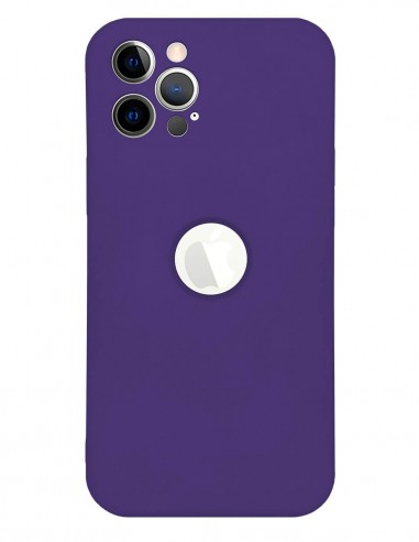 Funda Silicona Suave Generación 2 Morado para Apple iPhone 12 Pro Max