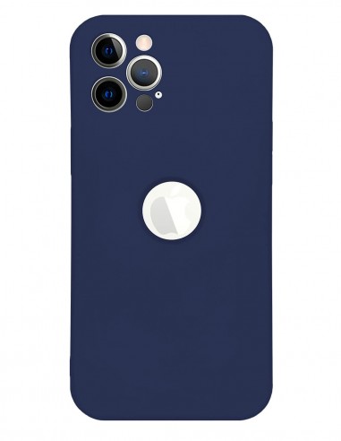 Funda Silicona Suave Generación 2 Azul Oscuro para Apple iPhone 12 Pro Max