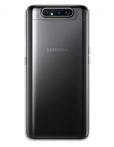 Funda Gel Silicona Liso Transparente para Samsung Galaxy A90