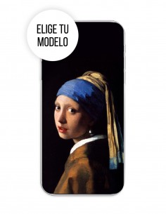 Funda Gel Silicona Arte - La Joven de la Perla "Vermeer"