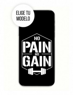 Funda Gel Silicona For Men - No Pain No Gain
