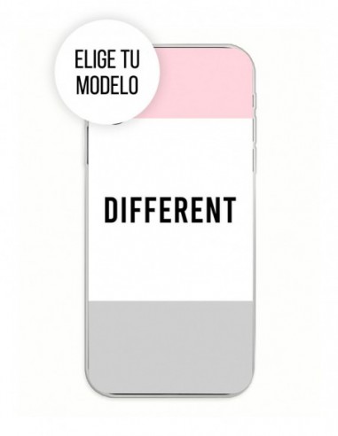 Funda Gel Silicona Frases - Different