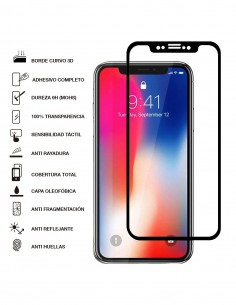 Cristal Templado Full Glue Negro para Samsung Galaxy A42 5G