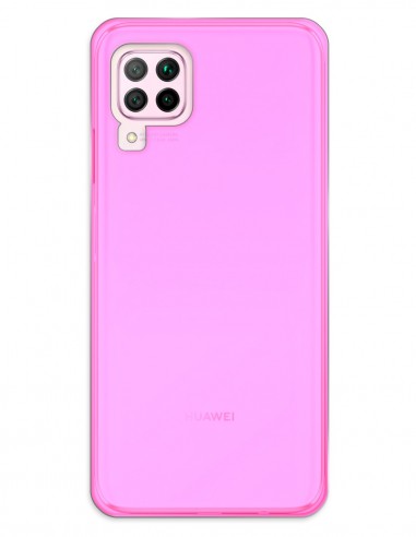 Funda Gel Silicona Liso Rosa para Huawei P40 Lite