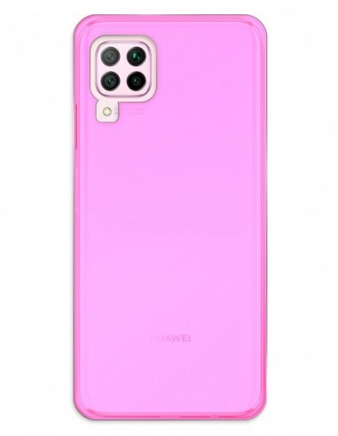 Funda Gel Silicona Liso Rosa para Huawei Nova 6 Se