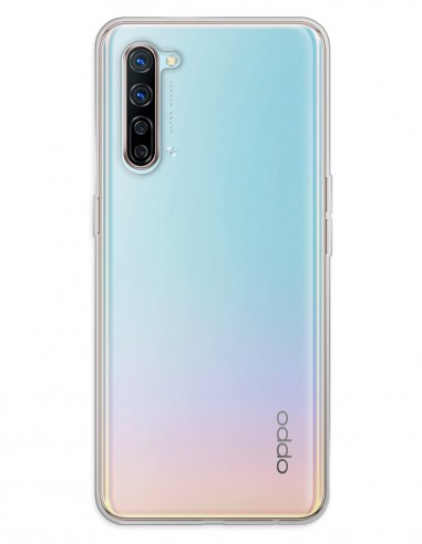 Funda Gel Silicona Liso Transparente para Oppo Reno 3