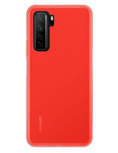Funda Gel Silicona Liso Rojo para Huawei P40 Lite 5G
