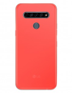 Funda Gel Silicona Liso Rojo para Lg K61