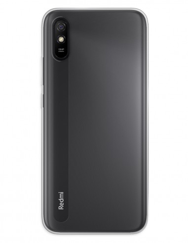 Funda Gel Silicona Liso Transparente para Xiaomi Redmi 9A