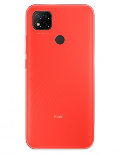 Funda Gel Silicona Liso Rojo para Xiaomi Redmi 9C