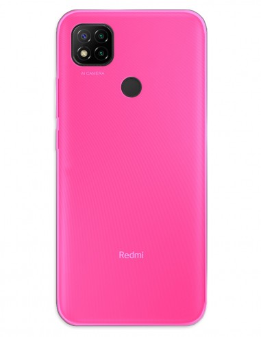 Funda Gel Silicona Liso Rosa para Xiaomi Redmi 9C